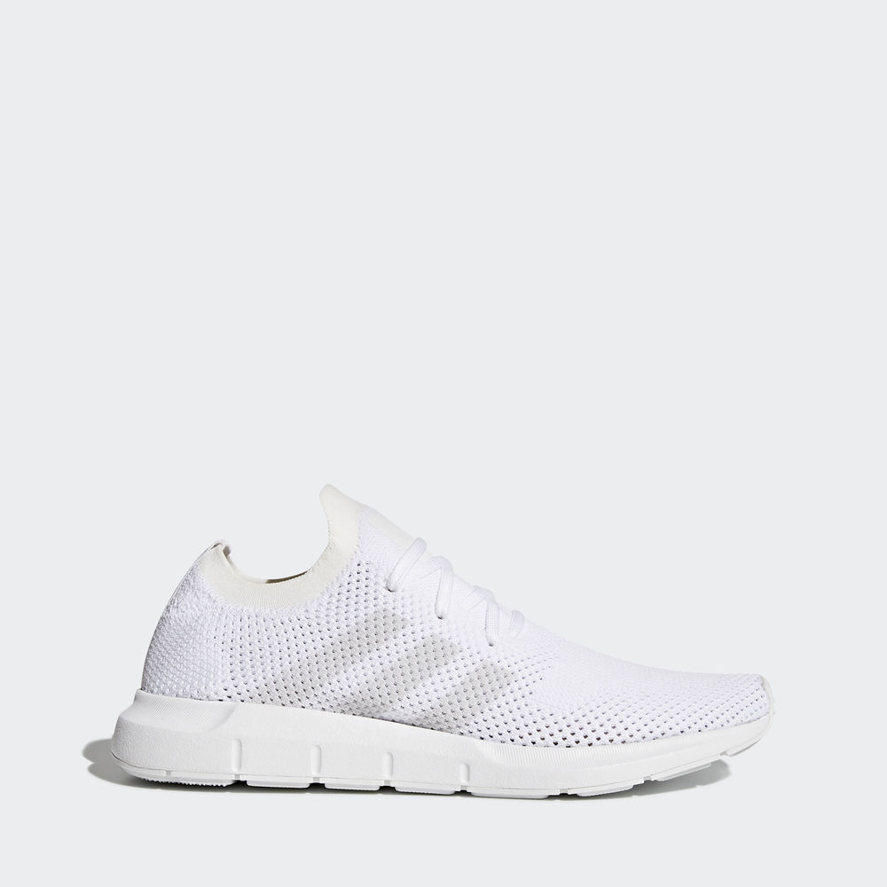 Adidas Swift Run Primeknit - Originals γυναικεια - Ασπρα/Γκρι/Ασπρα,Μέγεθος: EU 36 – 54 2/3 (895CUDE